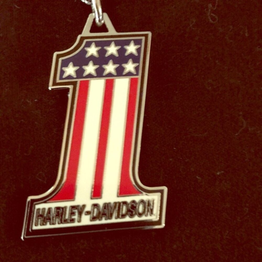 NWOT Harley-Davidson #1 Patriotic Pendant